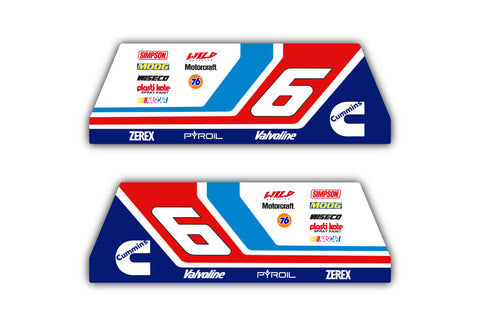 "Mark Martin Valvoline" Sticker Kit PlaySeat Evolution / Revolution "Mark Martin Valvoline" Sticker Kit PlaySeat Evolution / Revolution