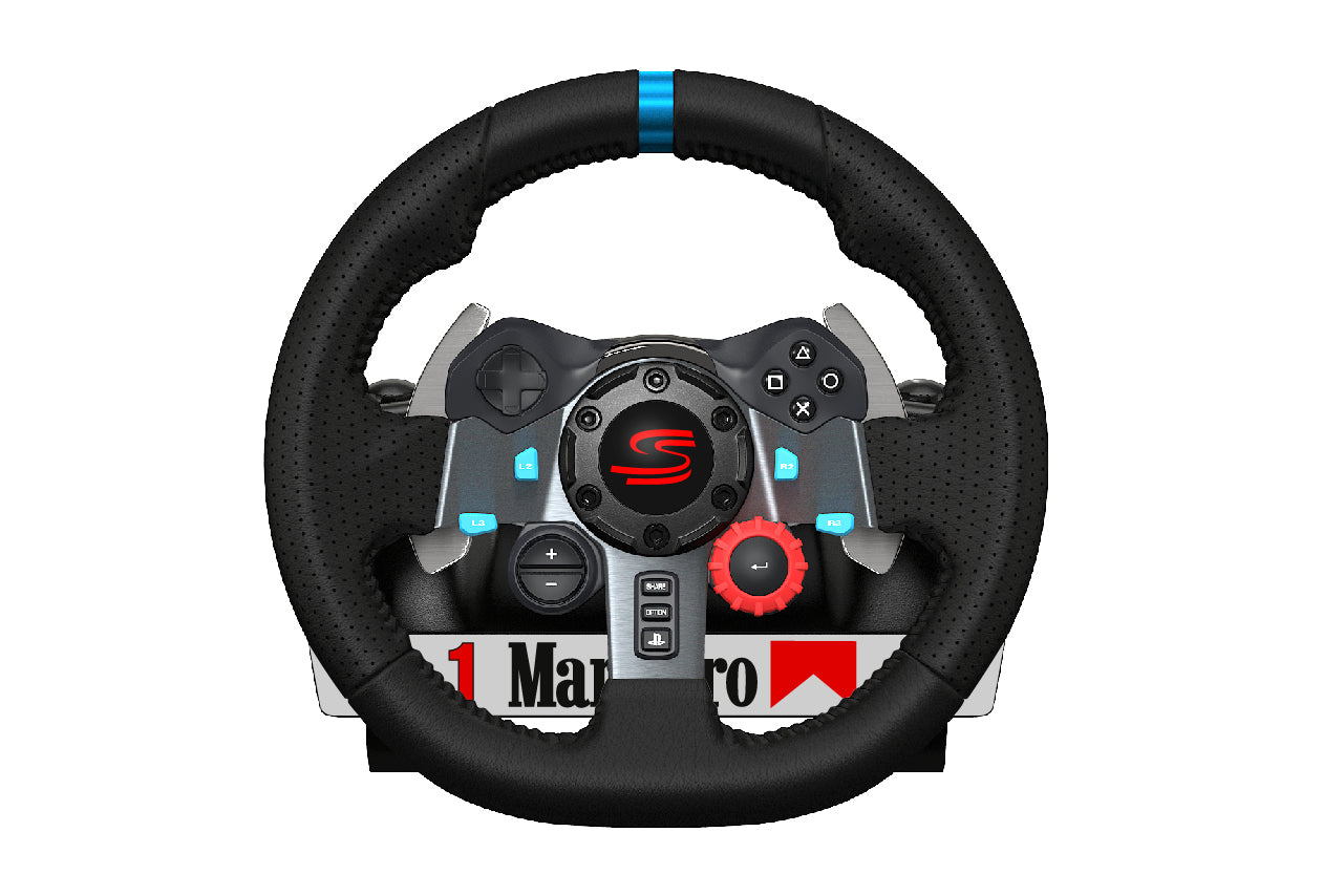"Marlboro Ayrton Senna" Sticker kit Logitech G29/G920/G923/G27/G25 "Marlboro Ayrton Senna" Sticker kit Logitech G29/G920/G923/G27/G25