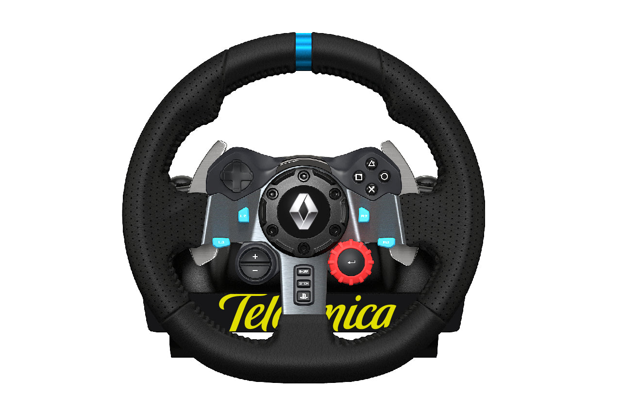 "Renault Fernando Alonso" Sticker Kit Logitech G29/G920/G923/G27/G25 "Renault Fernando Alonso" Sticker Kit Logitech G29/G920/G923/G27/G25