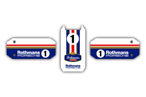 "Rothmans Porsche" Sticker kit Fanatec Base DD1/DD2
