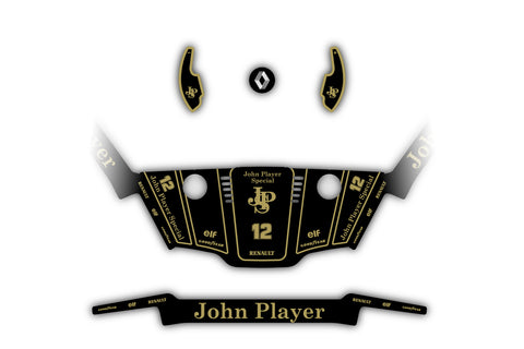 "John Player Special" Sticker kit Logitech G29/G920/G923/G27/G25 "John Player Special" Sticker kit Logitech G29/G920/G923/G27/G25