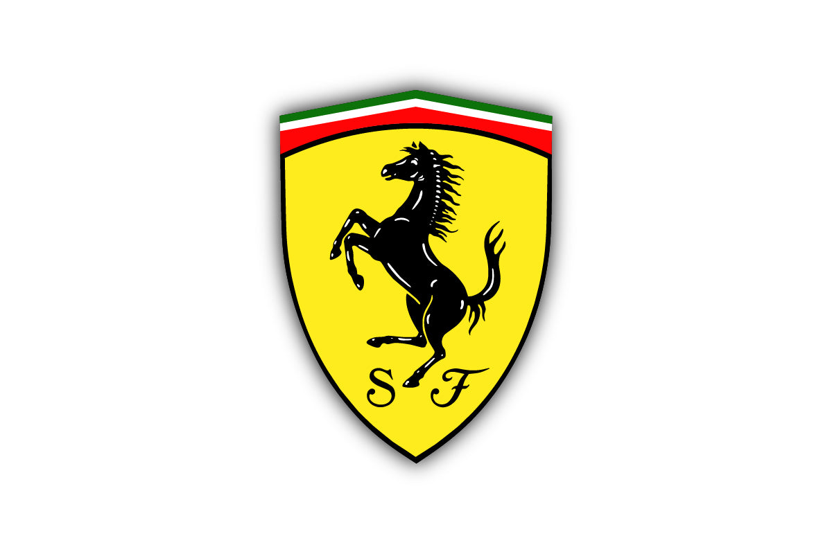 Adhesivo Logo Ferrari 