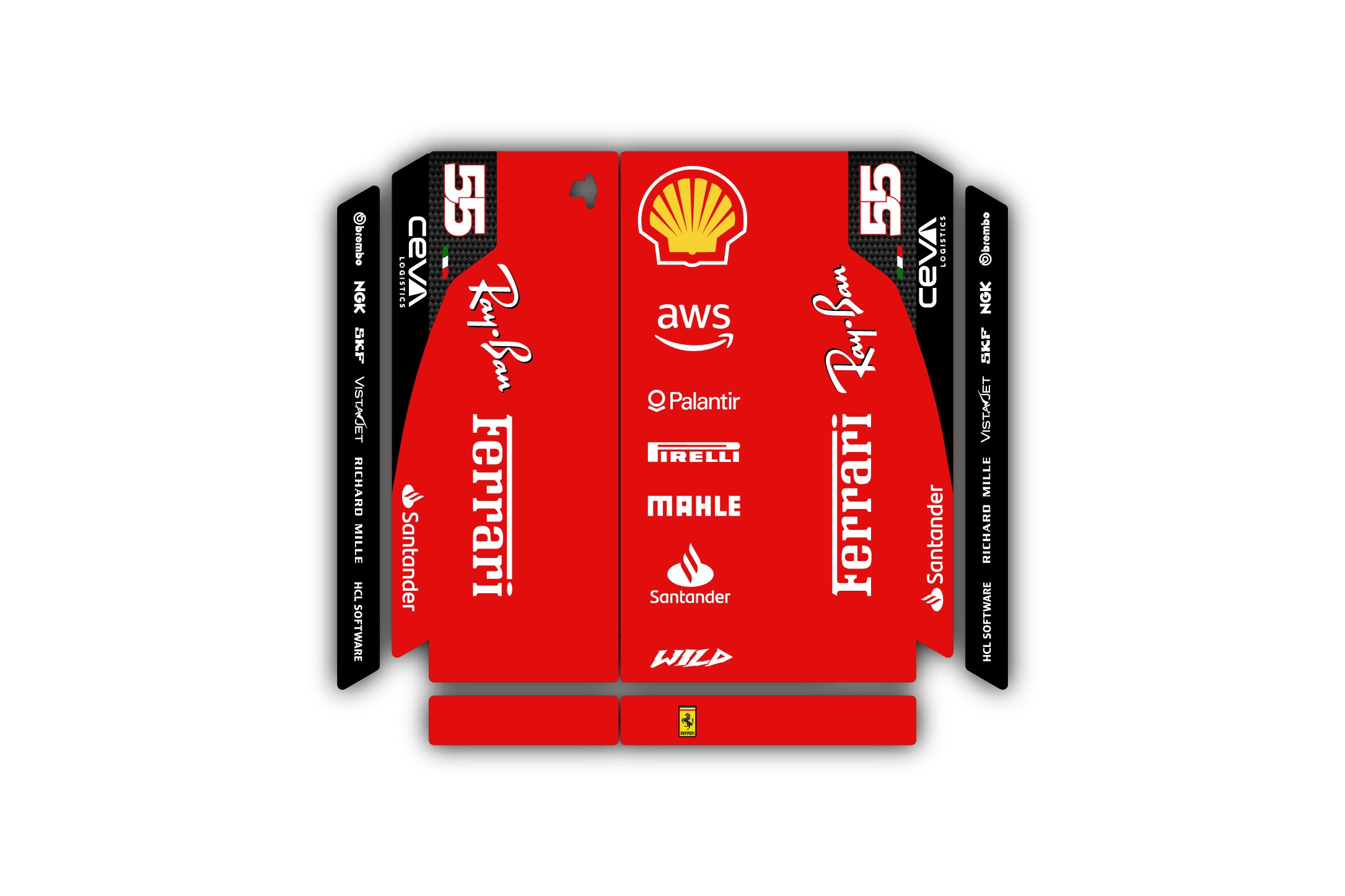 Ferrari F1 2023 Sticker Kit PS4 Fat – Wild Graphics Co