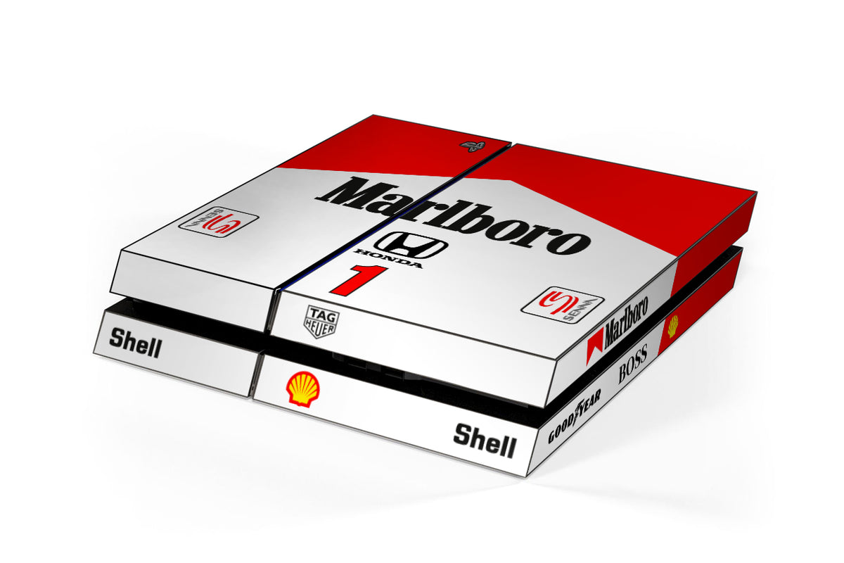 "Marlboro Ayrton Senna" Kit Adhesivos PS4 Fat