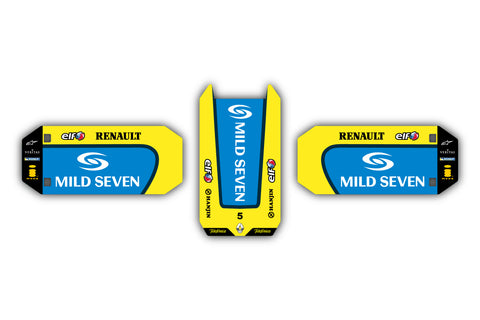 "Renault Fernando Alonso" Sticker kit Fanatec Base DD1/DD2